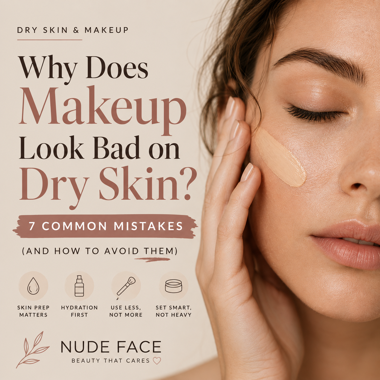 Why Does Makeup Look Bad on Dry Skin? 7 Common Mistakes